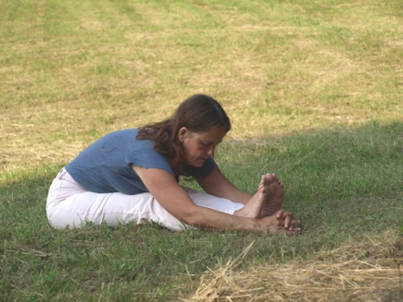 Die Kopf-Knie-Stellung